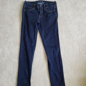 American eagle daek wash jeggings
